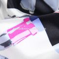 2015 Plain Seide Satin quadratischen Dame Schal Stewardess Uniform Seide Schal